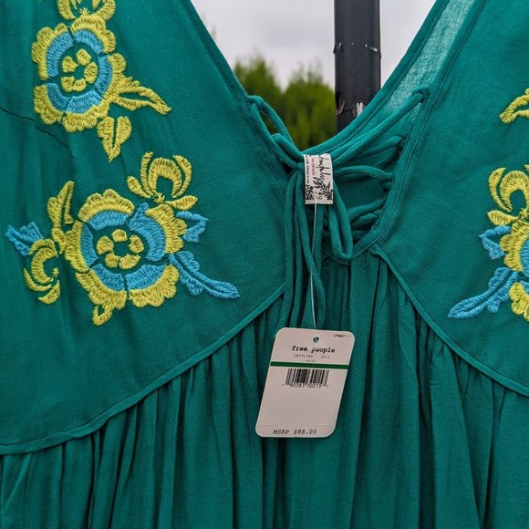 Free People Intimately Aida Slip Mint Green NWT sz lg - Picture 9 of 9